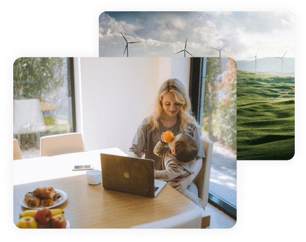 Energie, která&nbsp;šetří přírodu i&nbsp;vaše finance.